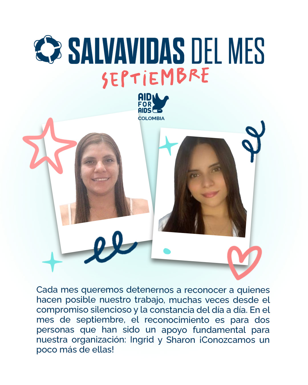 Reconocimiento Salvavidas del mes de septiembre, pieza 1