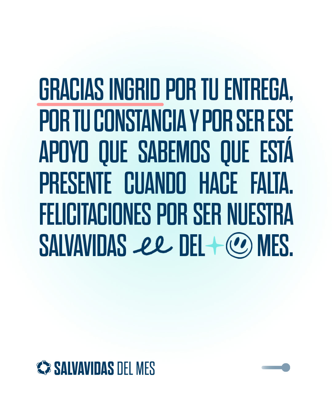 Reconocimiento Salvavidas del mes de septiembre, pieza 4